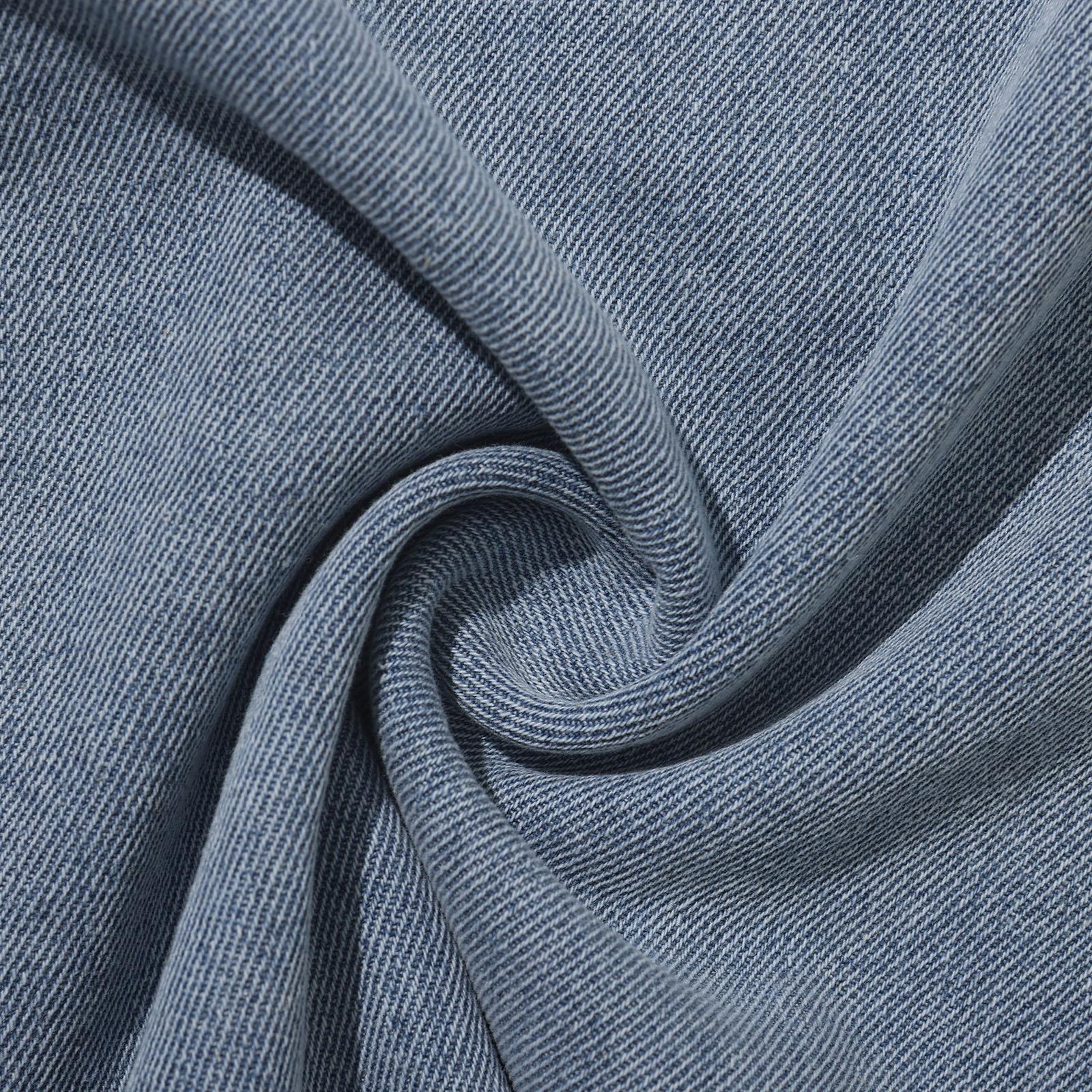 BAD WASHED DENIM SHIRT LIGHT BLUE - Image 3
