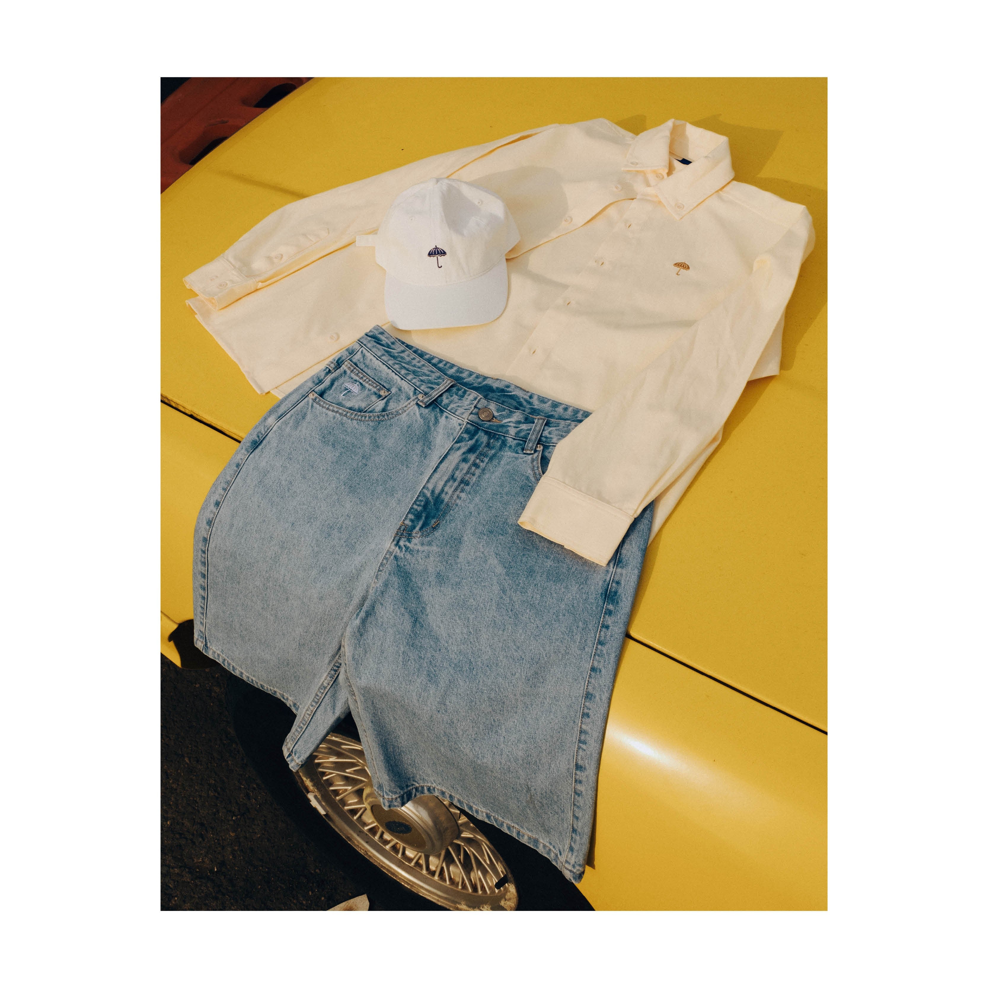 CLASSIC DENIM SHORTS LIGHT BLUE - Image 3