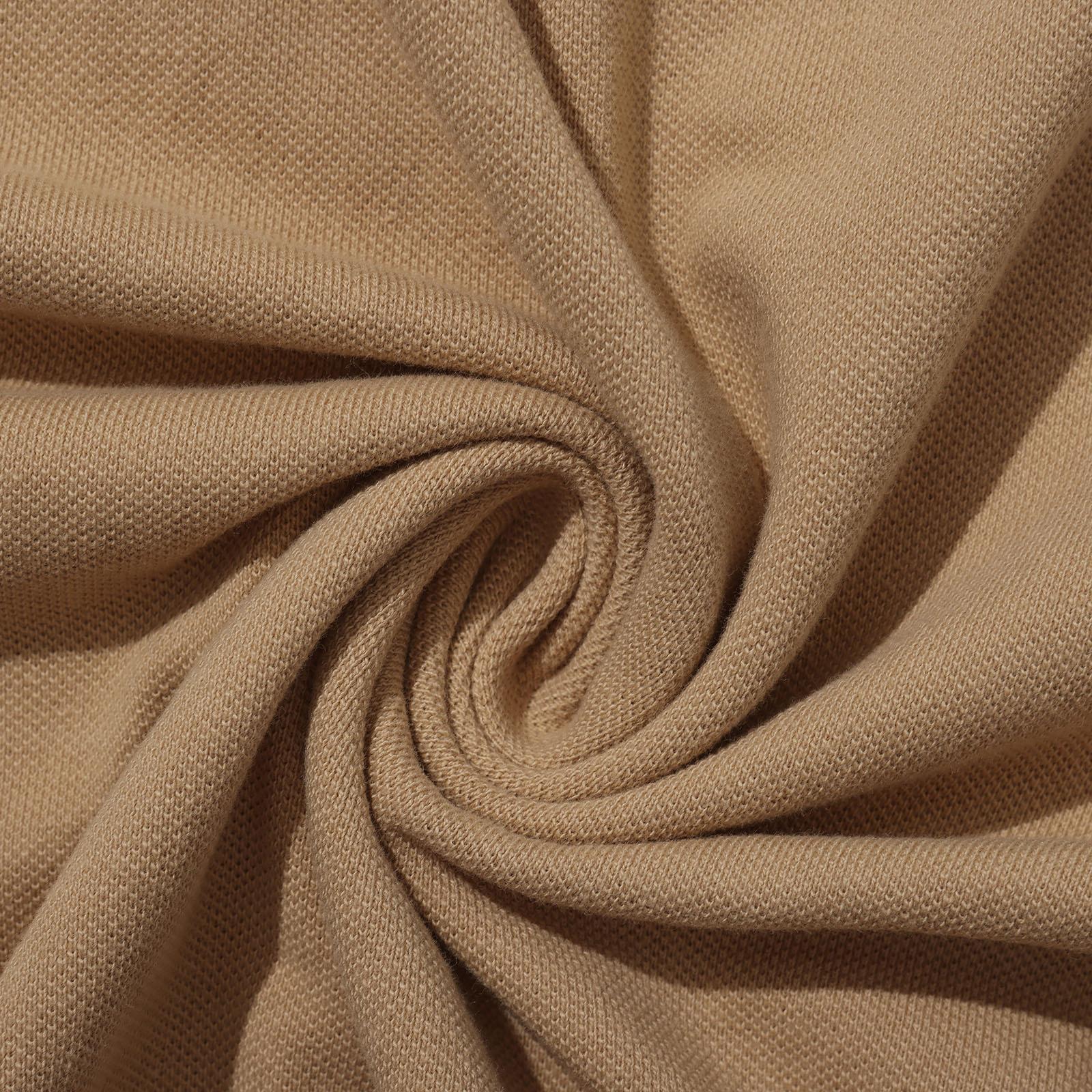 CLASSIC PIQUE LS POLO BEIGE - Image 3