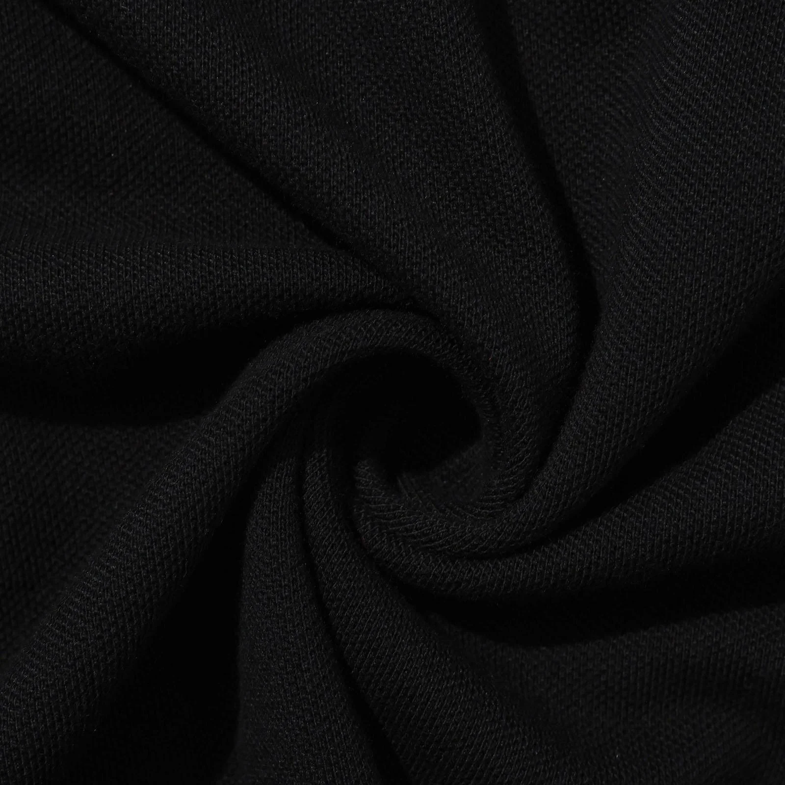 CLASSIC PIQUE LS POLO BLACK - Image 3