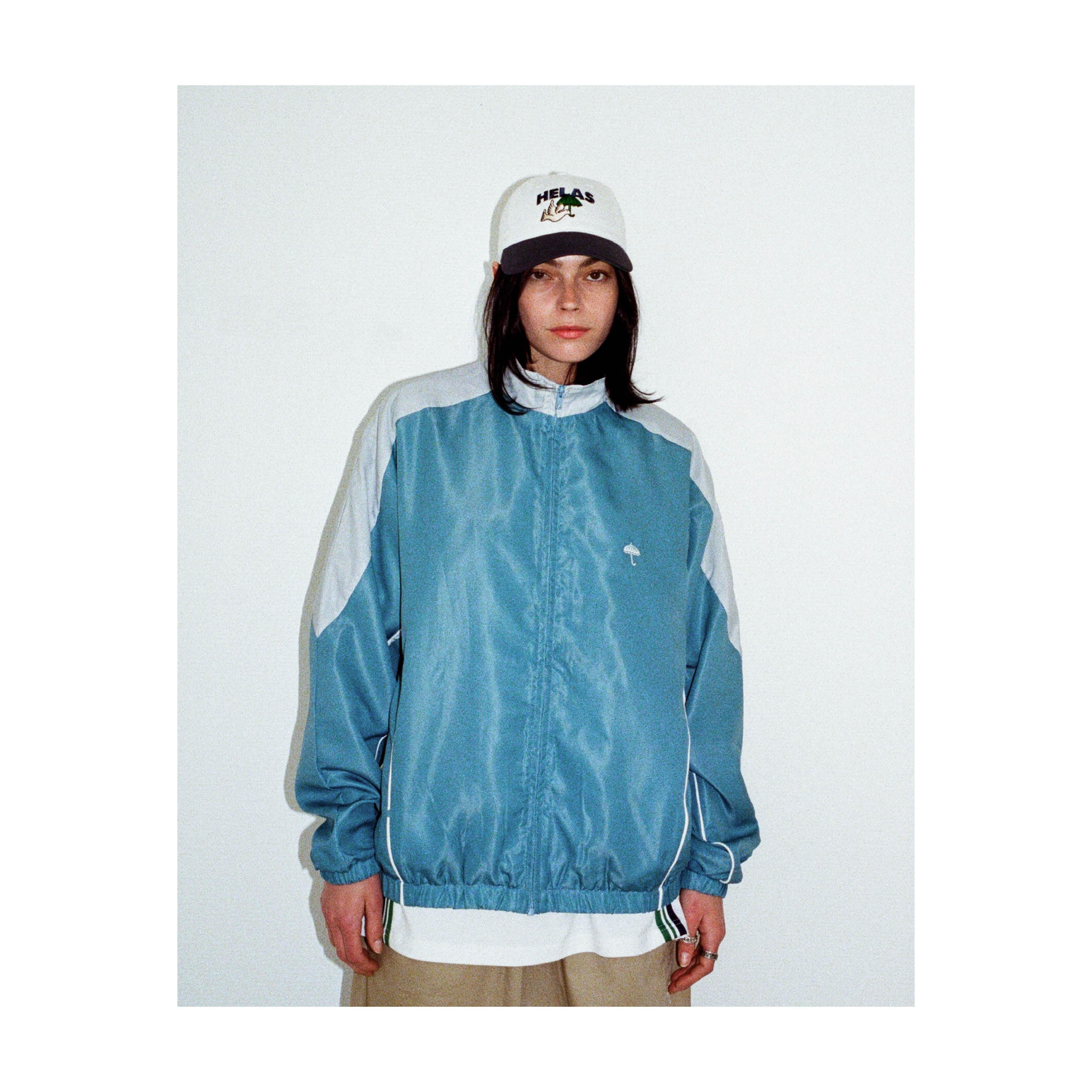 COMPETE TRACKSUIT JACKET GREY/BLUE - Image 6