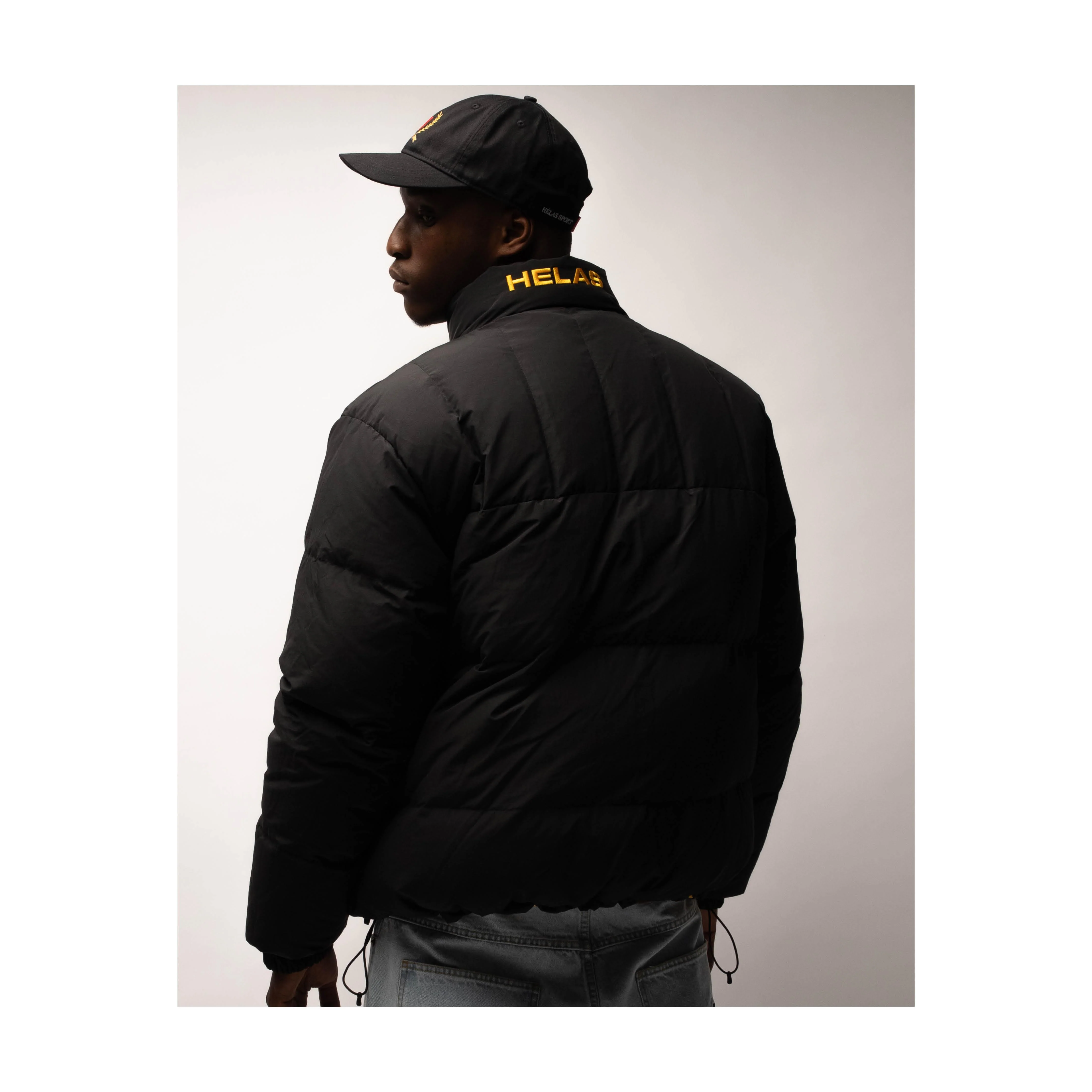 DUAL REVERSIBLE DOWN PUFFER JACKET YELLOW/BLACK - Image 7