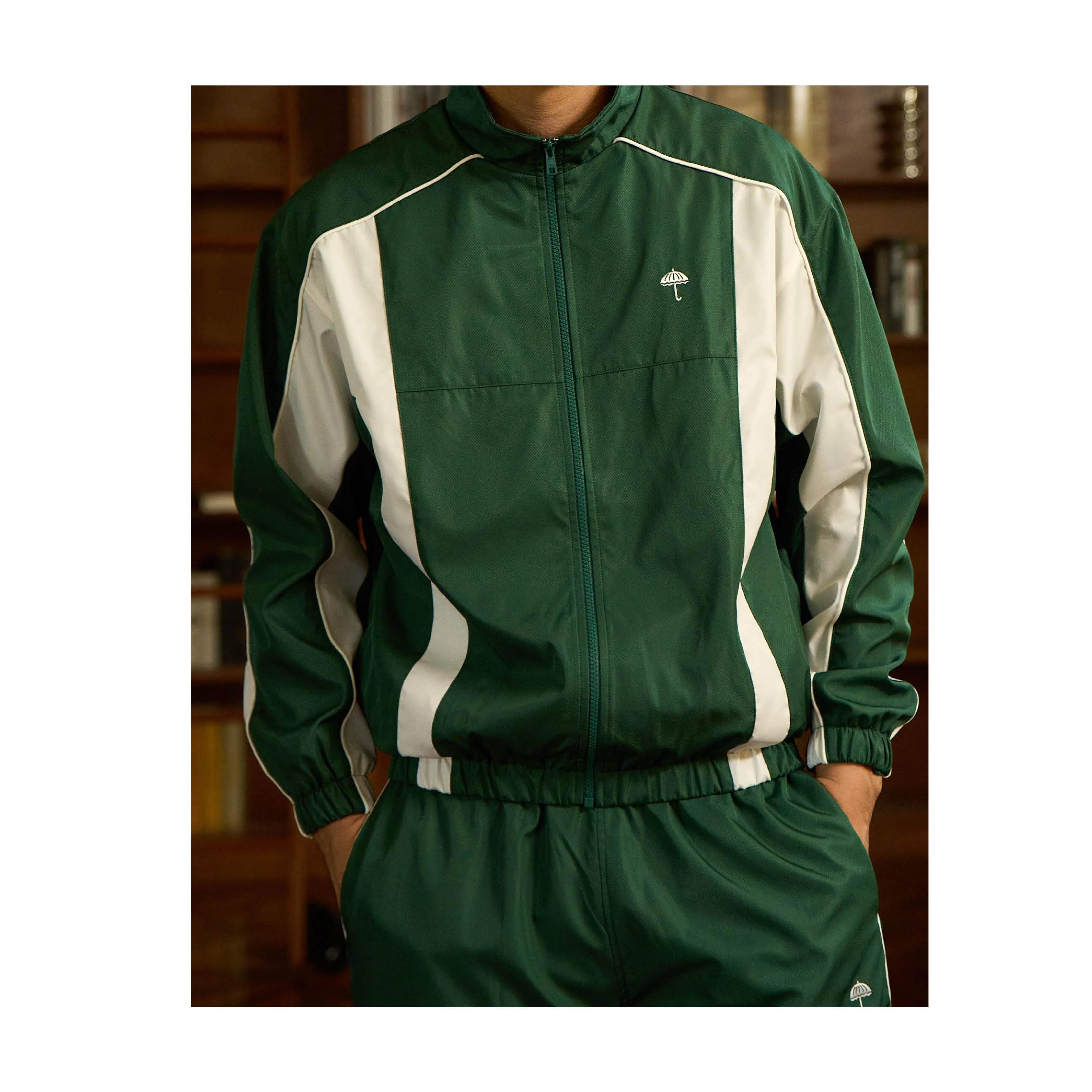 EFFORT TRACKSUIT JACKET GREEN - Image 7