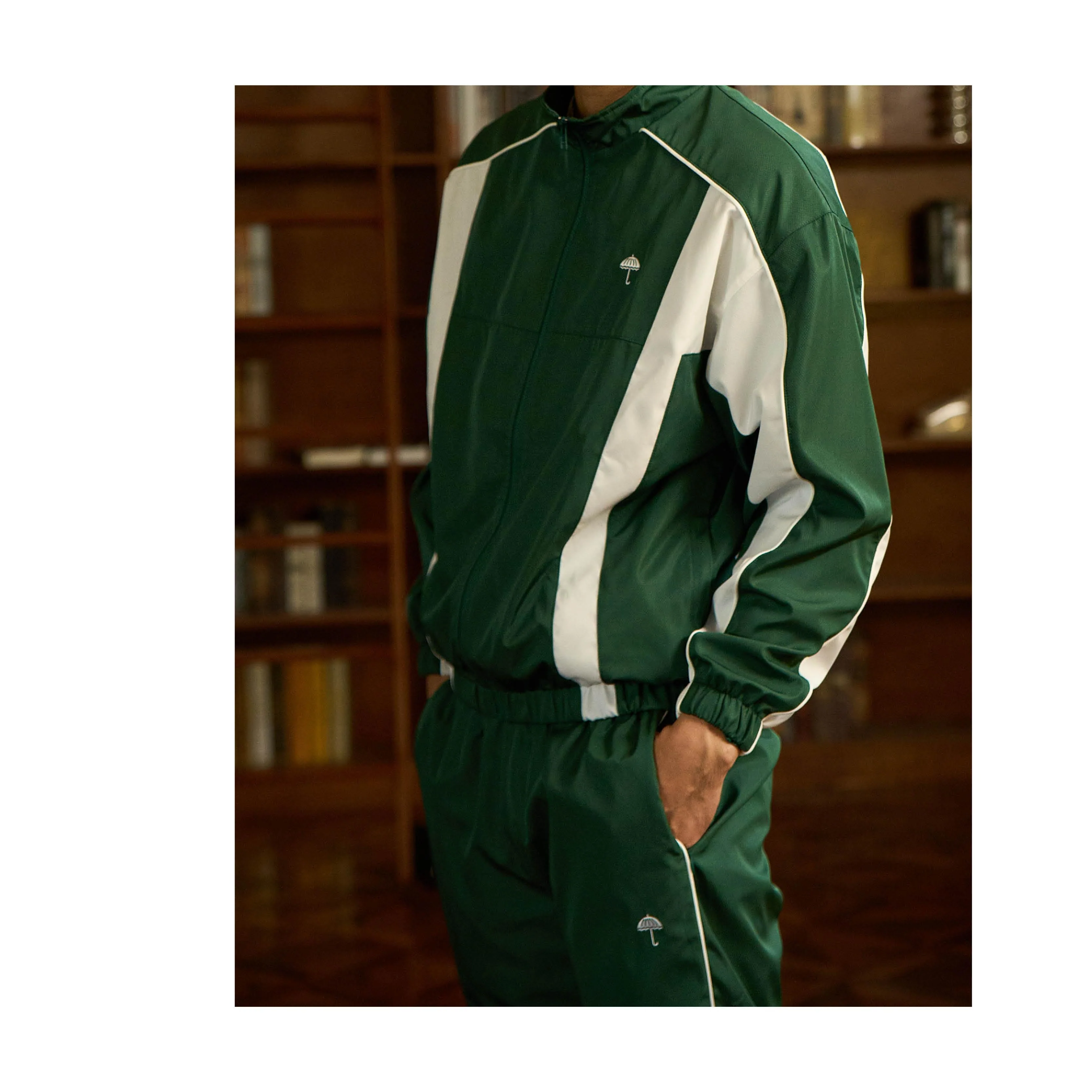 EFFORT TRACKSUIT JACKET GREEN - Image 8