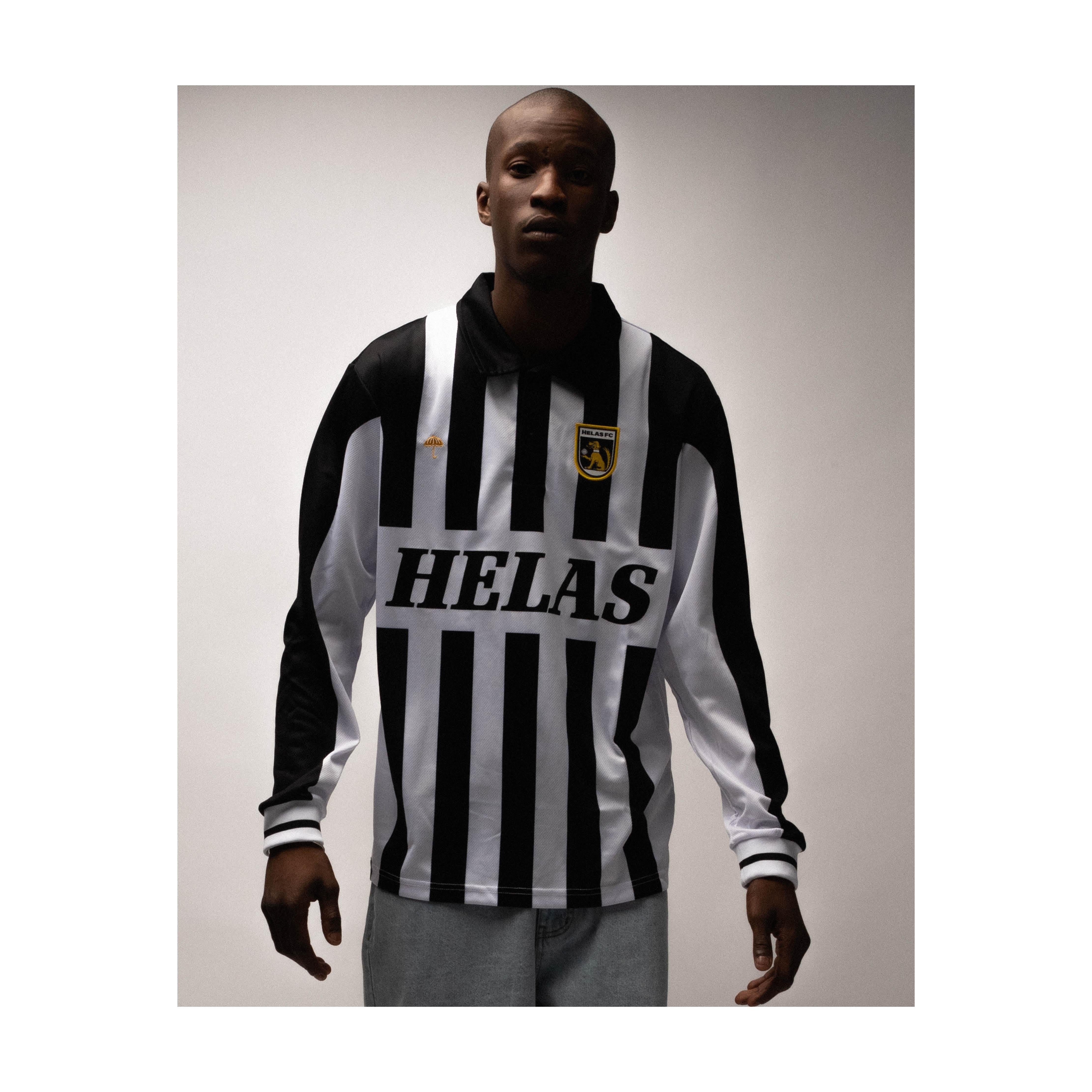 FC LS POLO BLACK/WHITE - Image 3