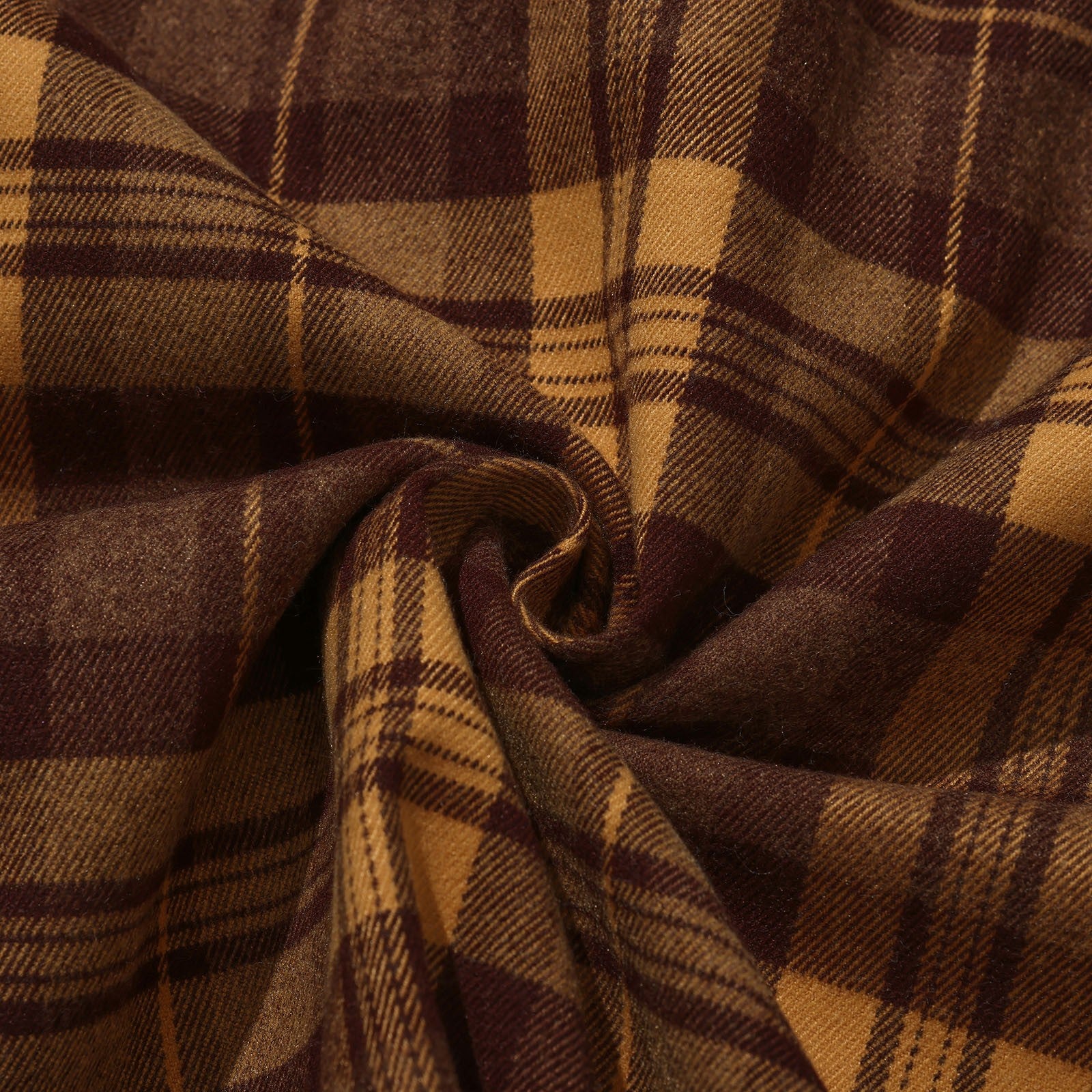 FLANER LS SHIRT BROWN - Image 7