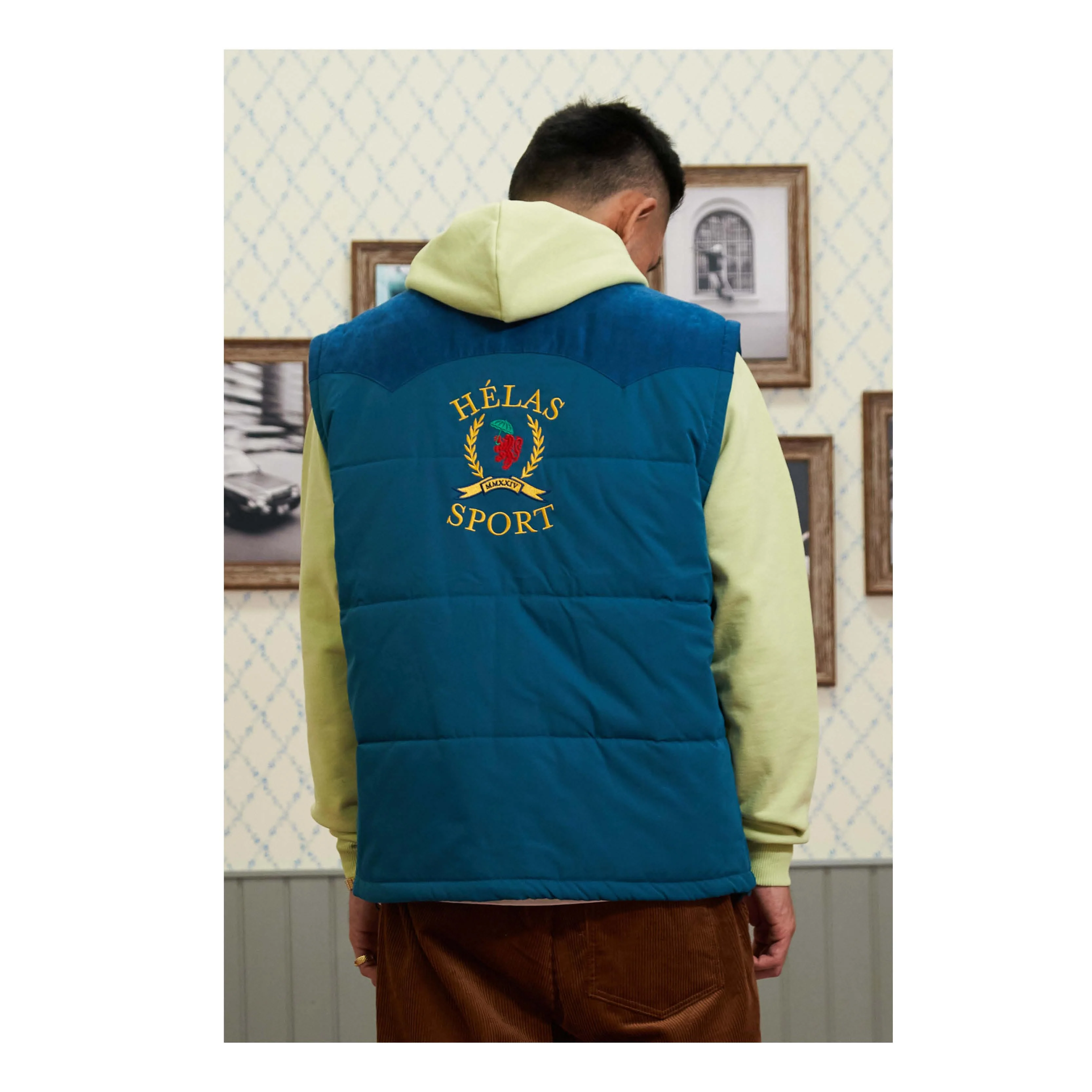 HELAS SPORT PUFFER JACKET TEAL GREEN - Image 15
