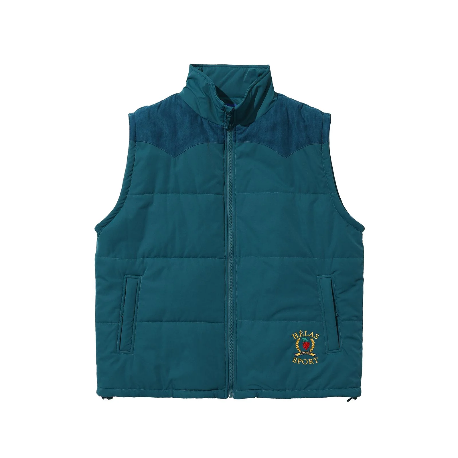 HELAS SPORT PUFFER JACKET TEAL GREEN - Image 4