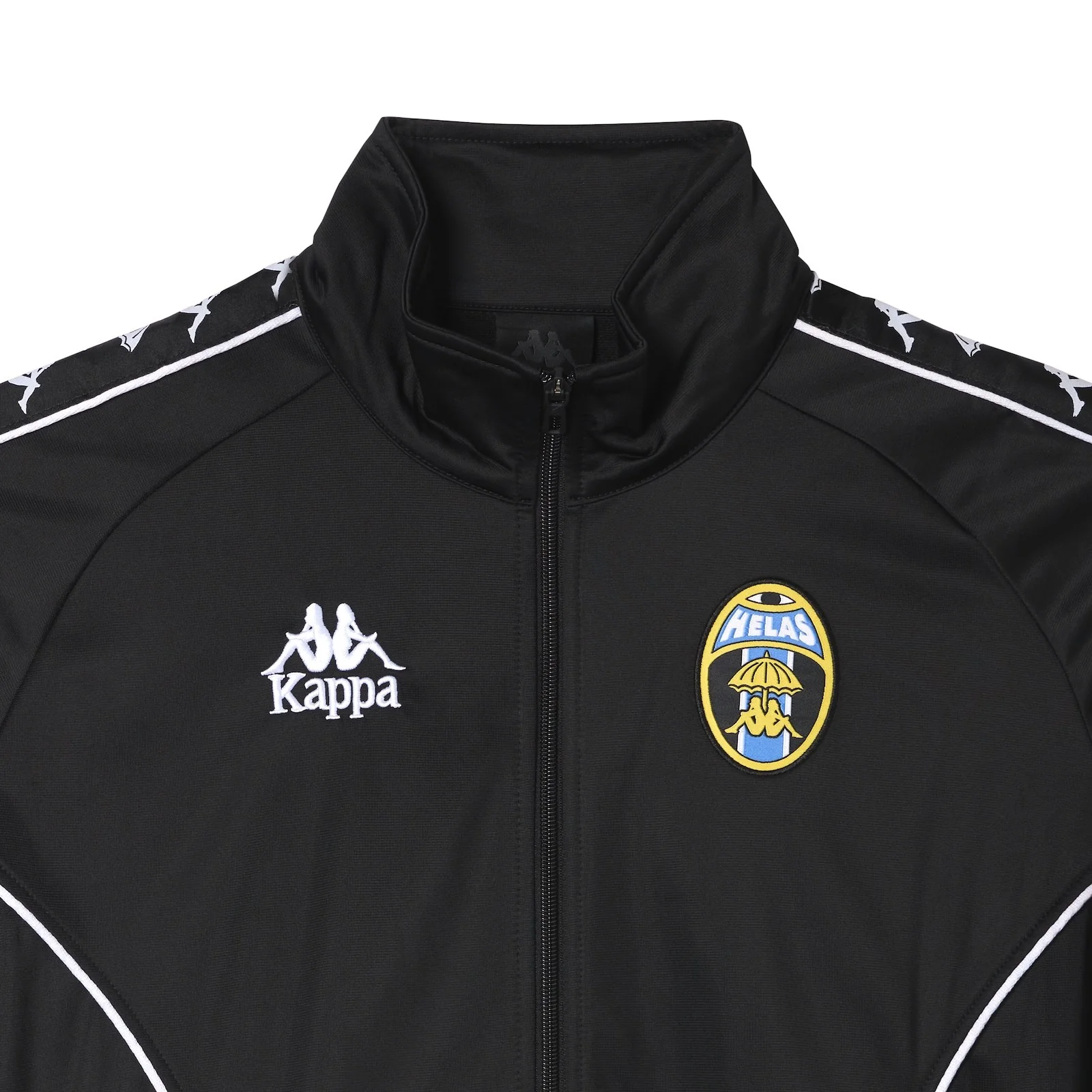 KAPPA X HELAS TRACKSUIT JACKET BLACK - Image 3
