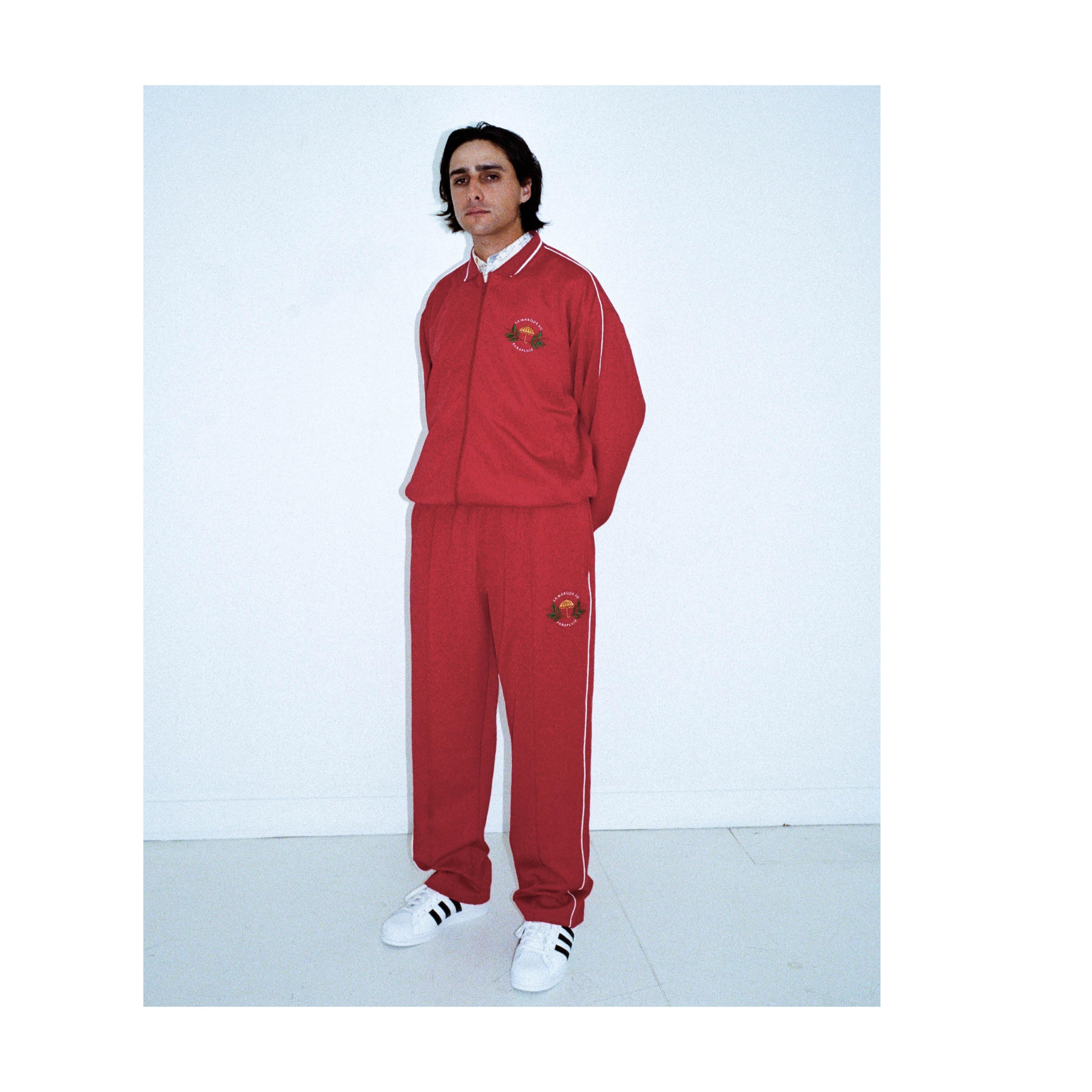 LA MARQUE TRACKSUIT PANTS BURGUNDY - Image 3