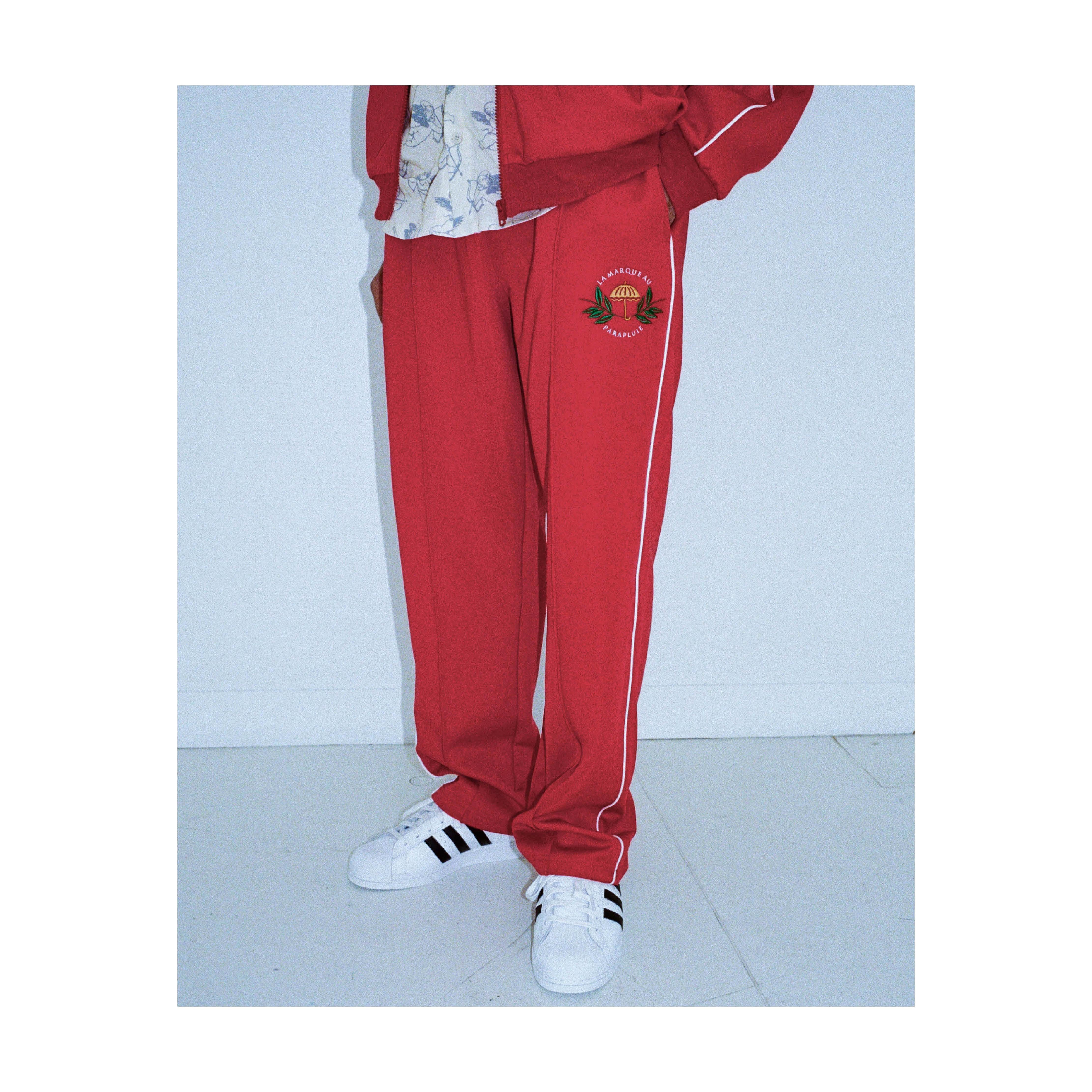 LA MARQUE TRACKSUIT PANTS BURGUNDY - Image 4