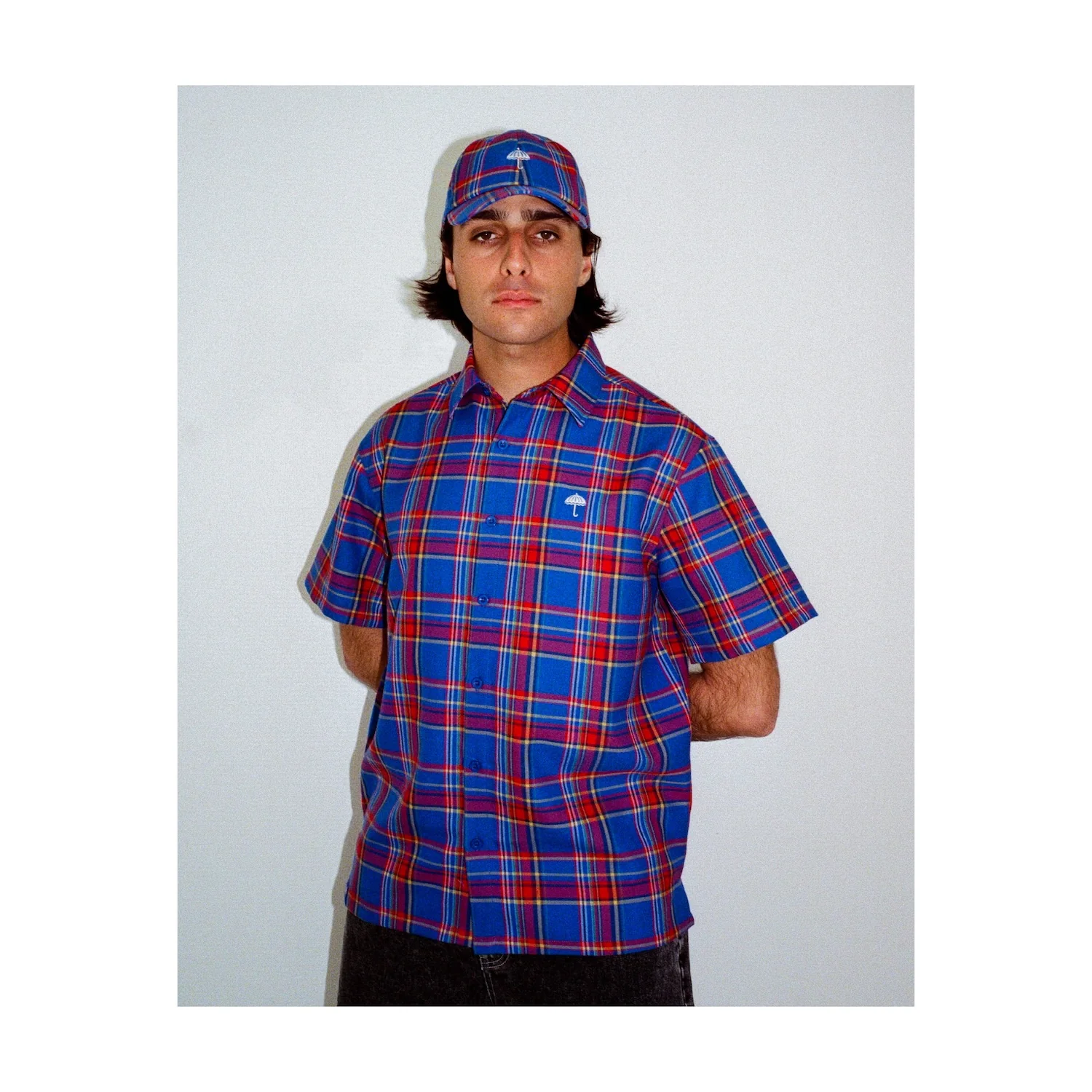 LAURENT SHIRT CHECKED BLUE - Image 4