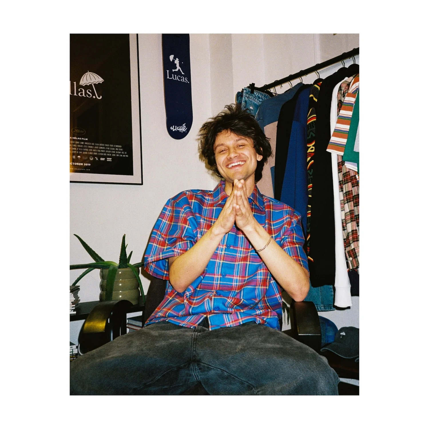 LAURENT SHIRT CHECKED BLUE - Image 5