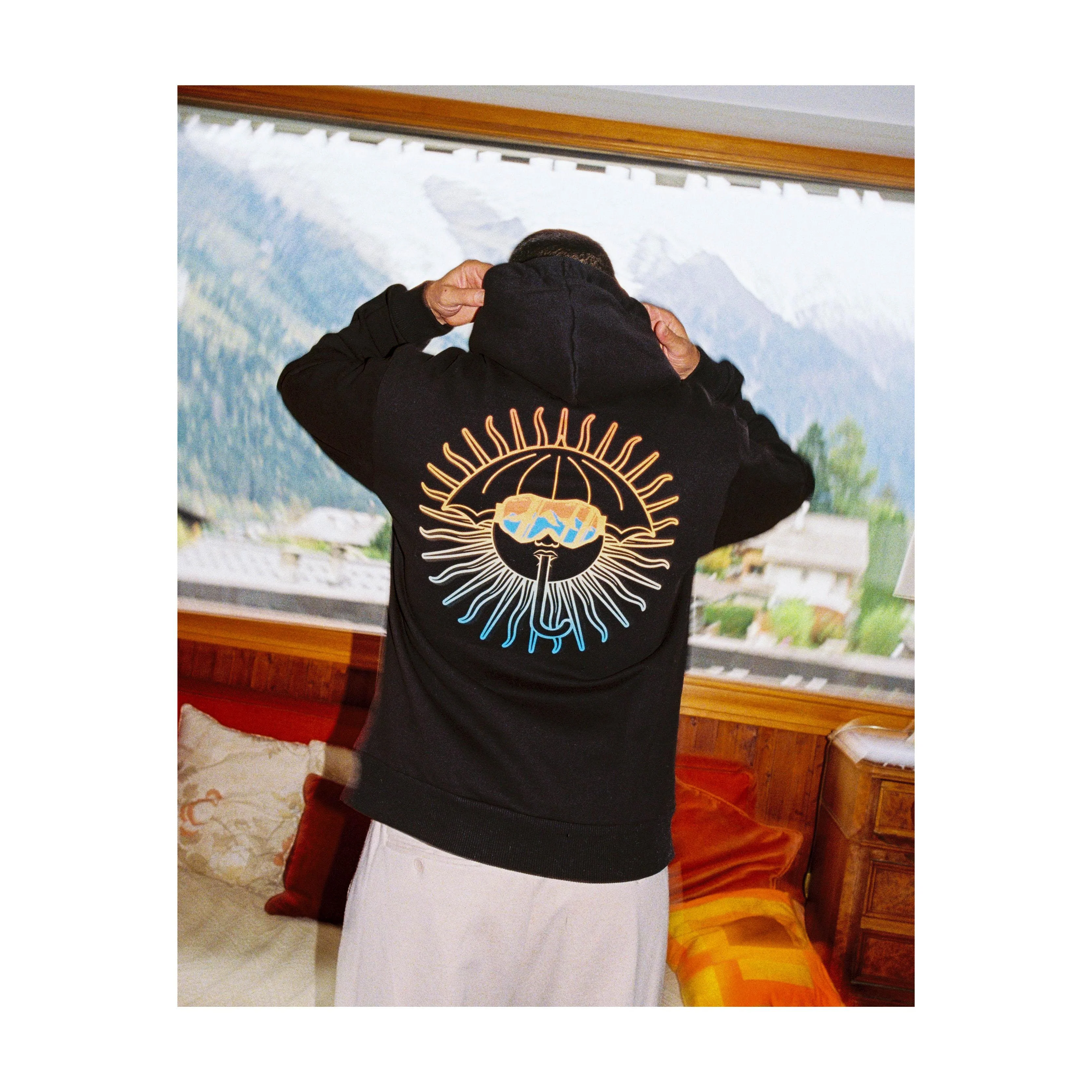 MASK HOODIE BLACK - Image 4