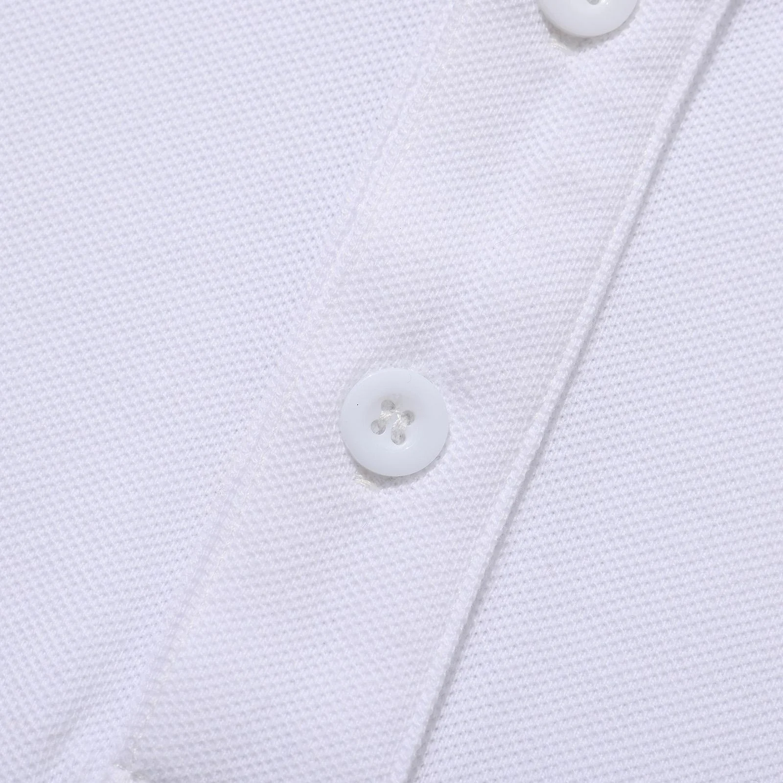 MATCH POINT POLO PIQUE WHITE/BLACK - Image 5