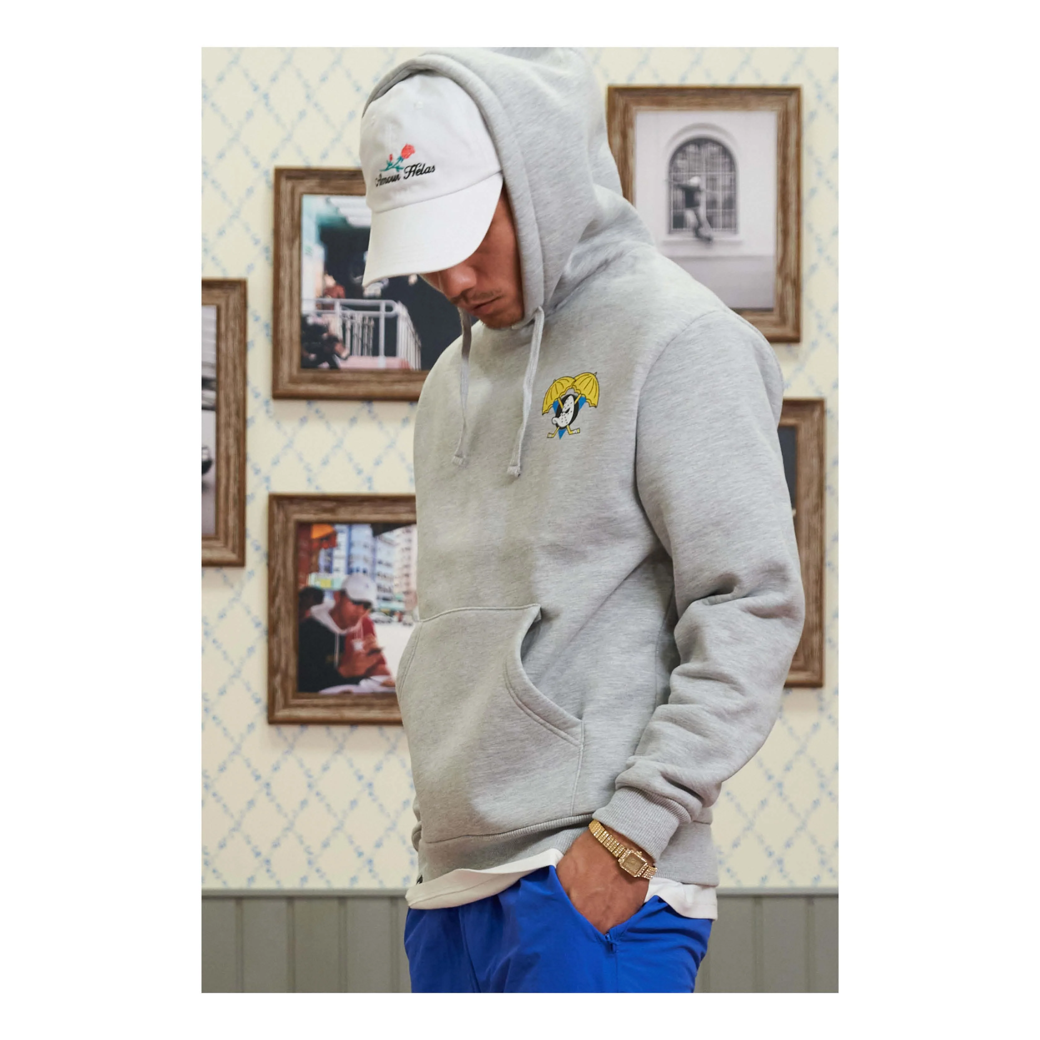 MIGHTY HOODIE HEATHER GREY - Image 10