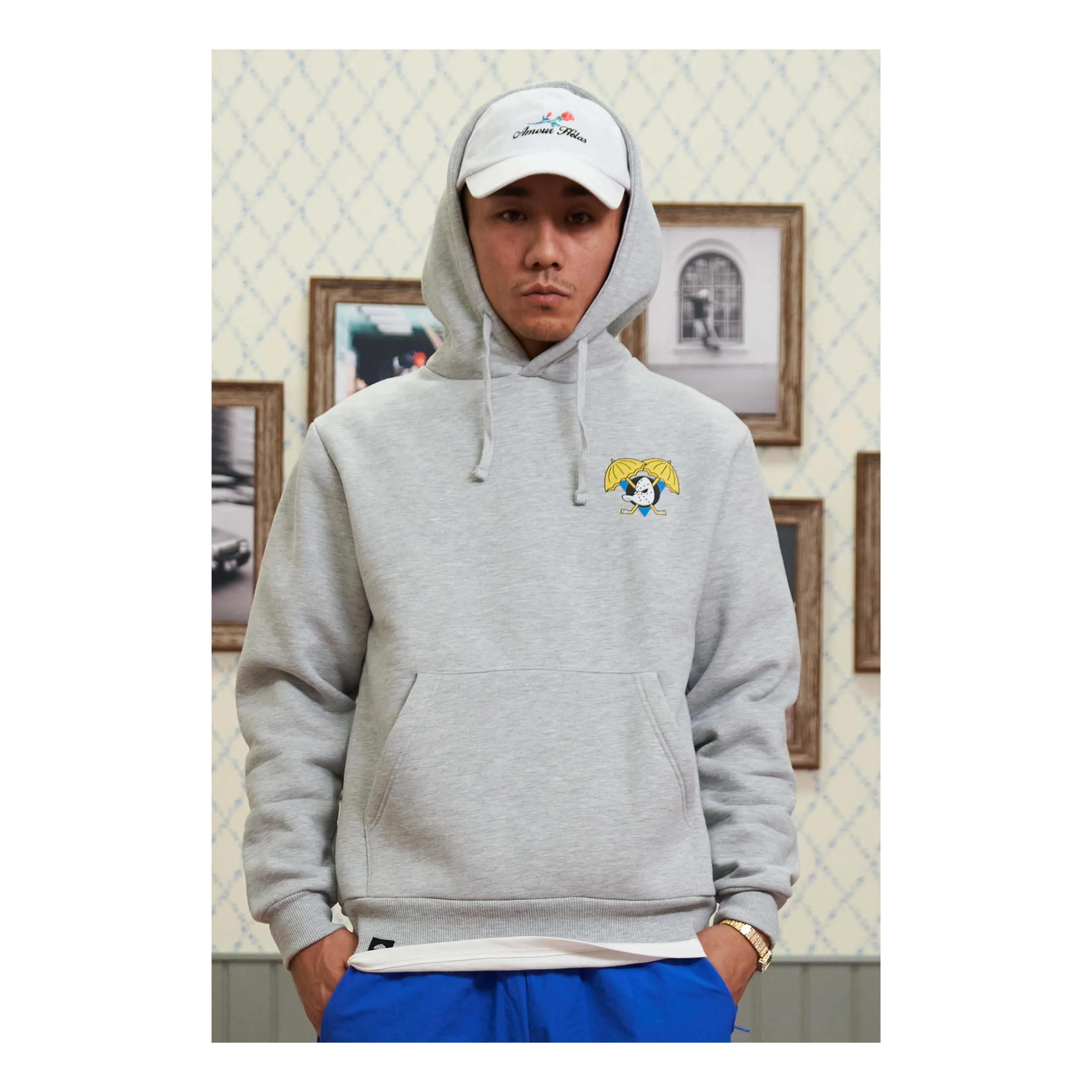 MIGHTY HOODIE HEATHER GREY - Image 11