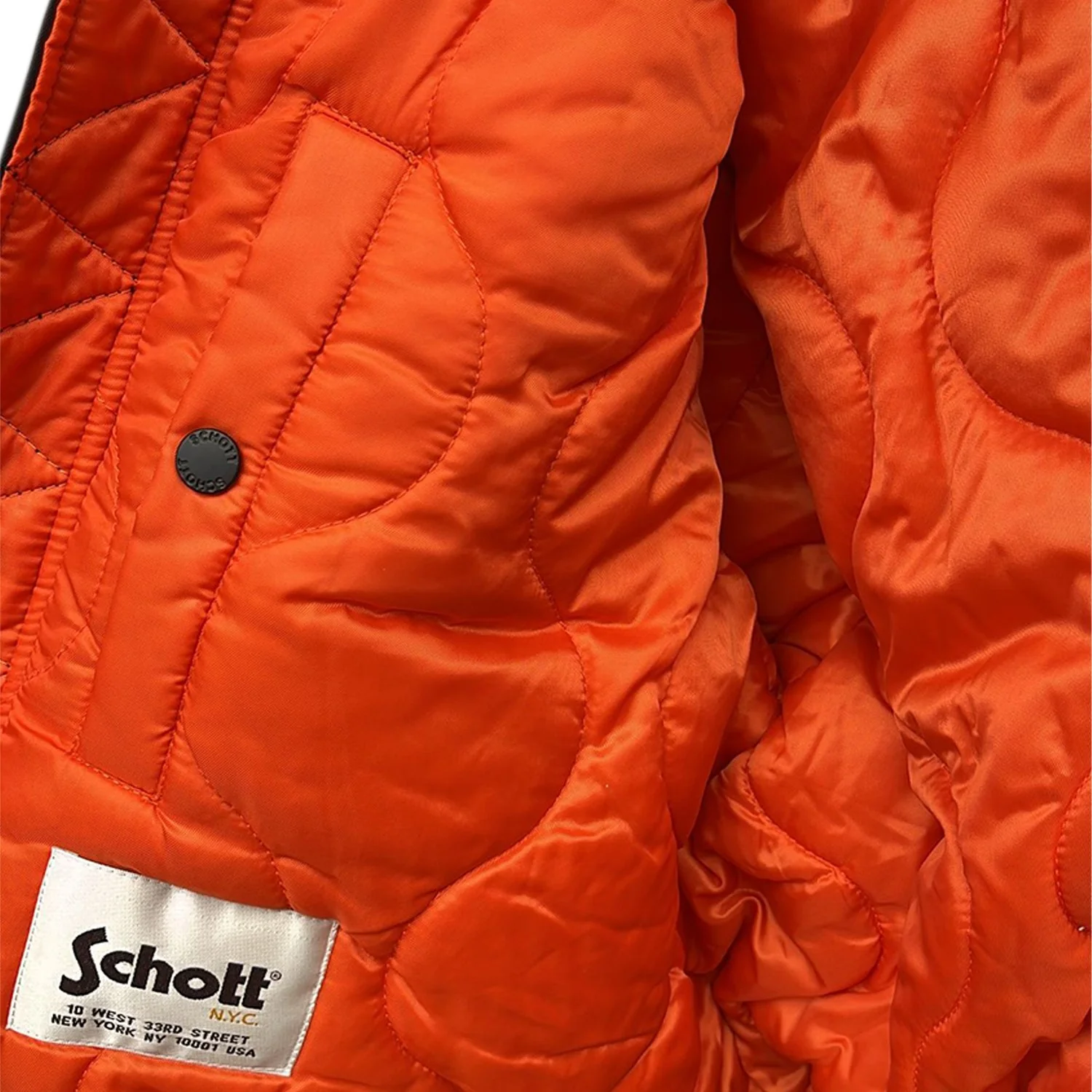 SCHOTT X HELAS BOMBER JACKET BLACK - Image 5