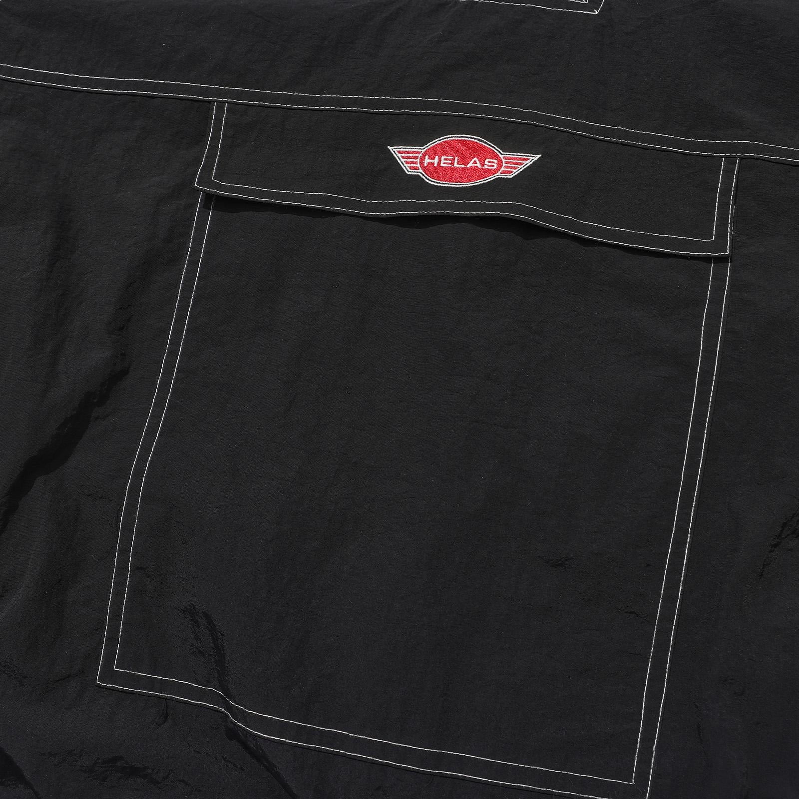 SEAMS QUARTER ZIP JACKET BLACK - Image 6