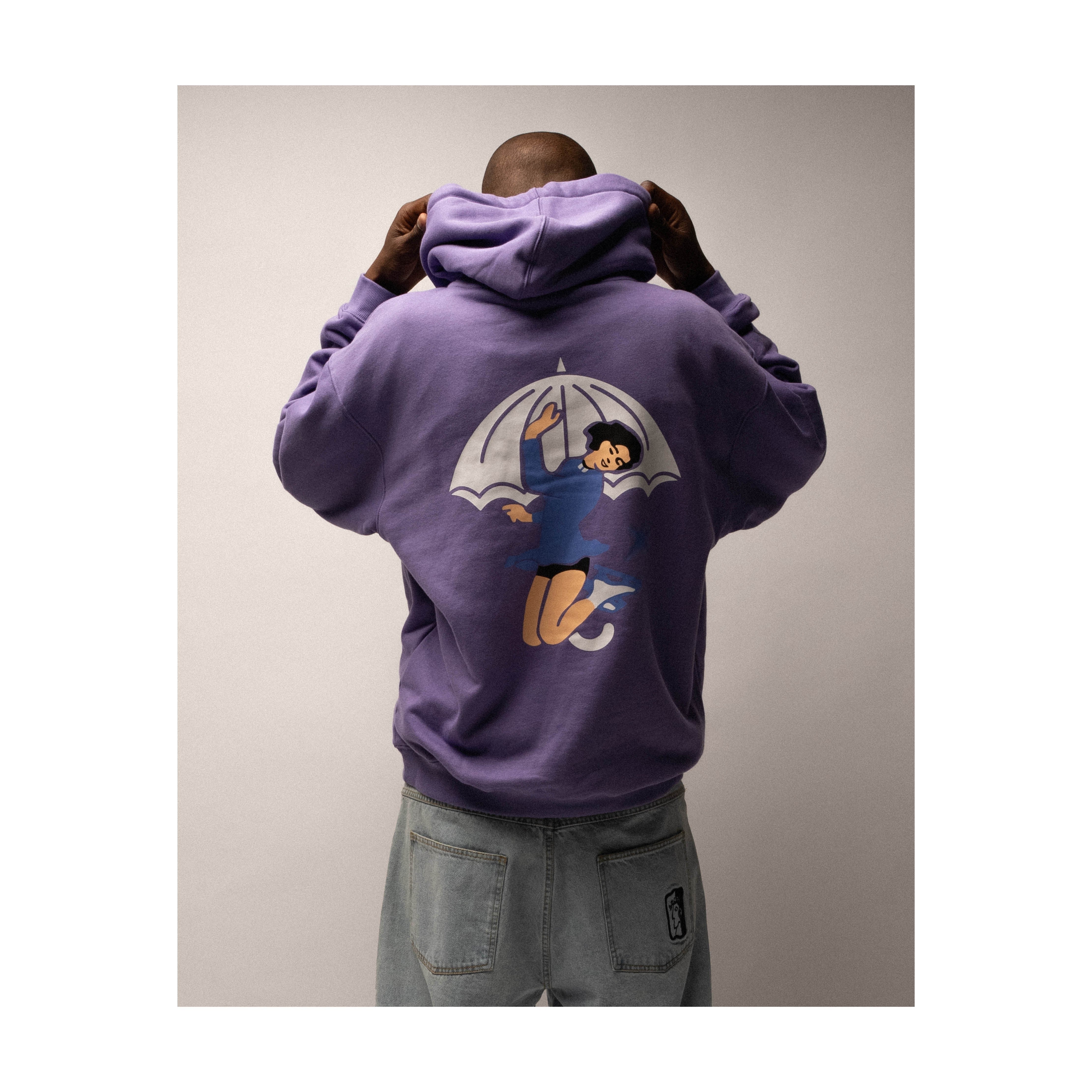 SKATING HOODIE LAVENDER - Image 3