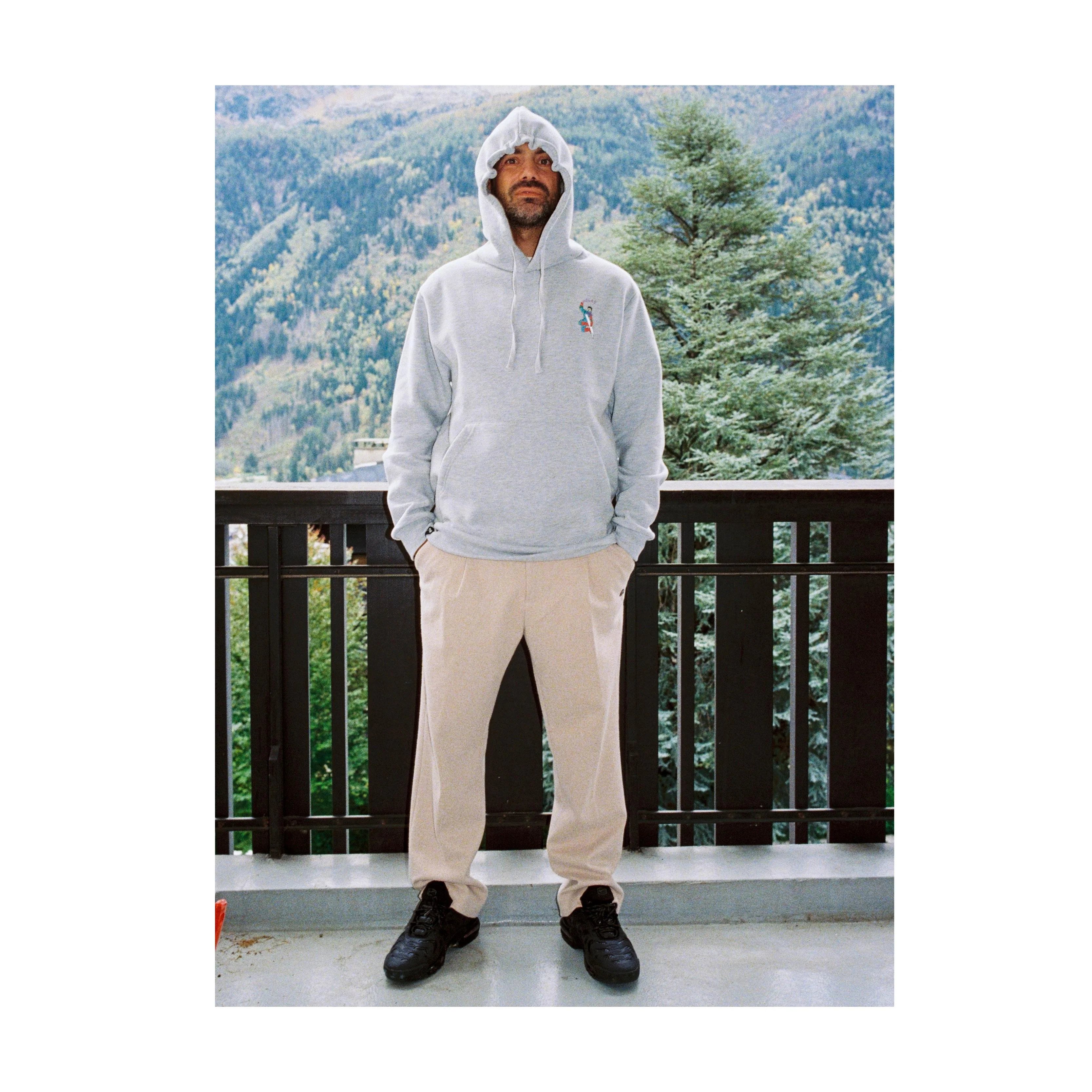 SPLASH HOODIE HEATHER GREY - Image 7